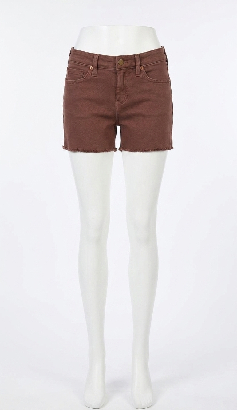 NEW DEAR JOHN DENIM gigi denim shorts in chocolate